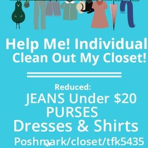 An individual's closet